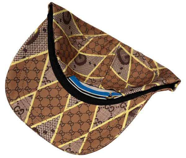 ^LUXURY^ Italian curved beak hat (adjustable strap)