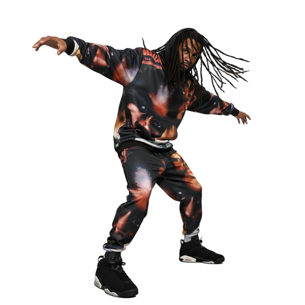 •THE INFAMOUS• ~1995 ALBUM COVER~ 3 PIECE JOGGER SWEATSUIT (HOODED) (FLEECY SOFT LINED)