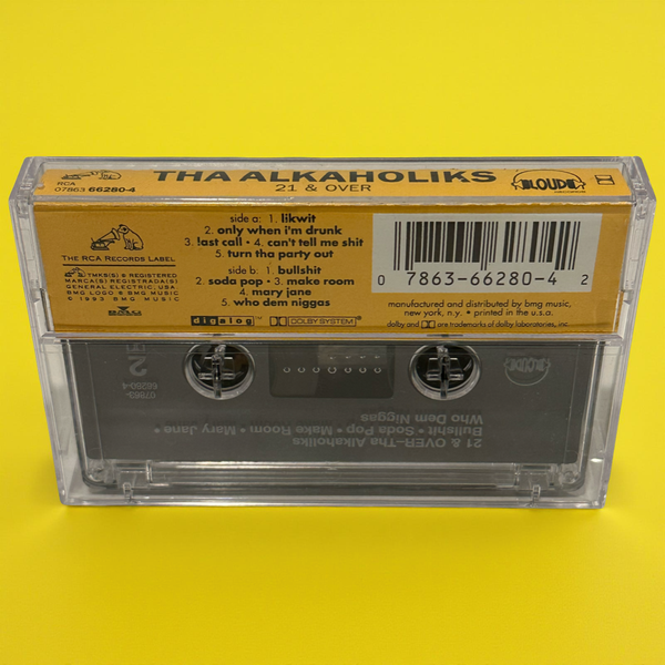 •THA ALKAHOLIKS - 21 & OVER• ~1993 OG PRESSING~ (CASSETTE TAPE)