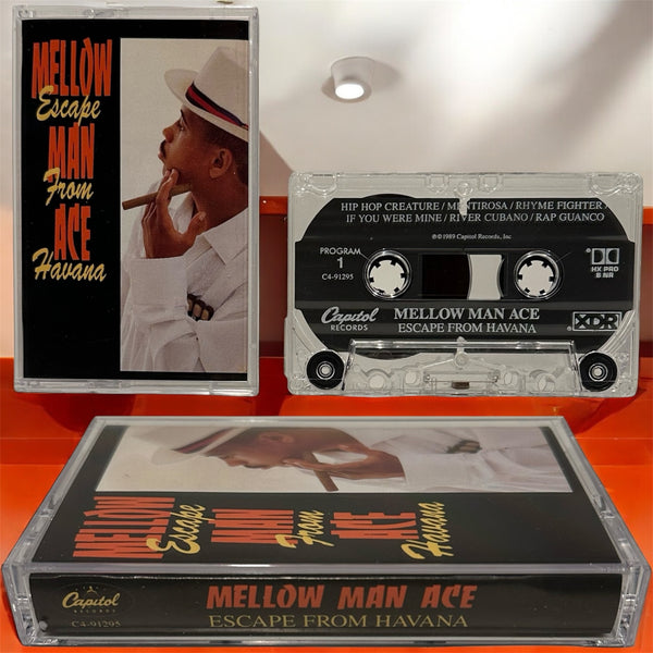 •MELLOW MAN ACE ~ ESCAPE FROM HAVANA• ~1989 OG PRESSING~ (CASSETTE TAPE) (1)
