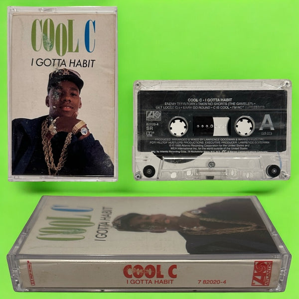 •COOL C - I GOTTA HABIT• ~1989 OG PRESSING~ (CASSETTE TAPE)