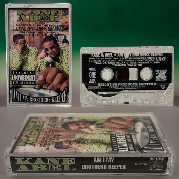 •KANE & ABEL ~ AM I MY BROTHERS KEEPER• ~1998 OG PRESSING~ (NO LIMIT) (CASSETTE TAPE)