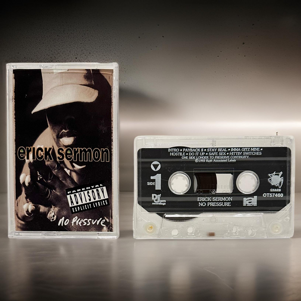 •ERICK SERMON - NO PRESSURE• ~1993 OG PRESSING~ (CASSETTE TAPE) (2)