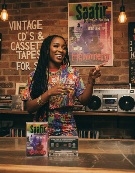 •SAAFIR A.K.A. MR. NO NO - TRIGONOMETRY• ~1998 OG PRESSING~ (CASSETTE TAPE)