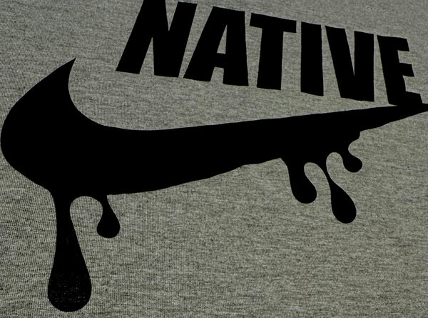 *NATIVE* ~DRIP~ (GREY) SHORT SLEEVE T-SHIRTS