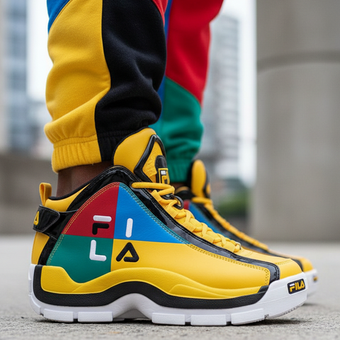 FILA* ~GRANT HILL 2~ •Yellow/blue/green/red/black• (Festival