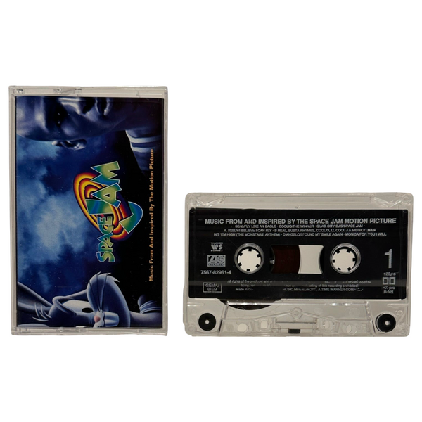 •SPACE JAM - MUSIC FRIM AND INSPIRED BY THE MOTION PICTURE• ~1996 OG PRESSINGS~ (CASSETTE TAPE)