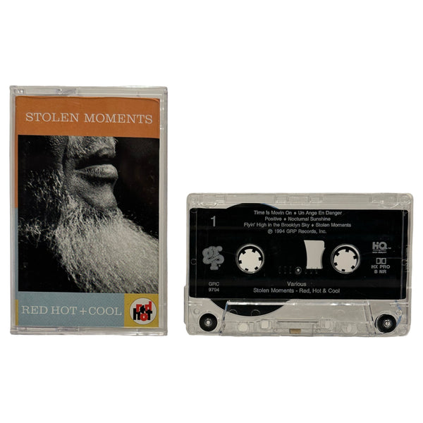 •VARIOUS - STOLEN MOMENTS - RED HOT & COOL• ~1994 OG PRESSING~ (CASSETTE TAPE)
