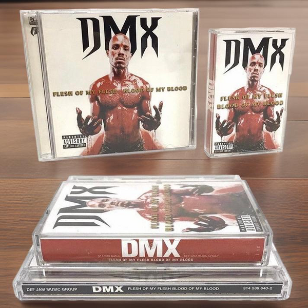 •DMX - FLESH OF MY FLESH BLOOD OF MY BLOOD• (1998) (CASSETTE & CD AVAILABLE) (ORIGINAL PRESSINGS)