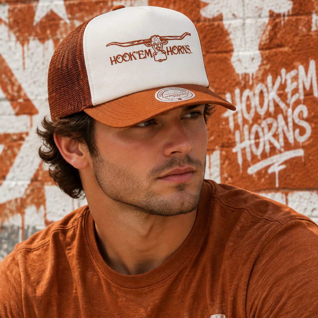 *TEXAS LONGHORNS* Snapback Hats by Mitchell & Ness (Adjustable Fit)