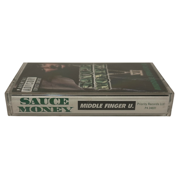 •SAUCE MONEY - MIDDLE FINGER U• ~2000 OG PRESSINGS~ (CD & CASSETTE TAPE)
