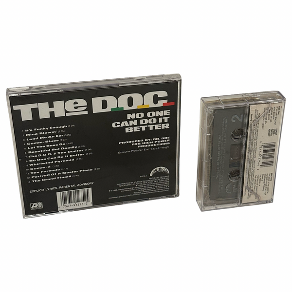 •THE D.O.C. ~ NO ONE CAN DO IT BETTER• ~1989 OG PRESSINGS~ (CD & CASSETTE TAPE)
