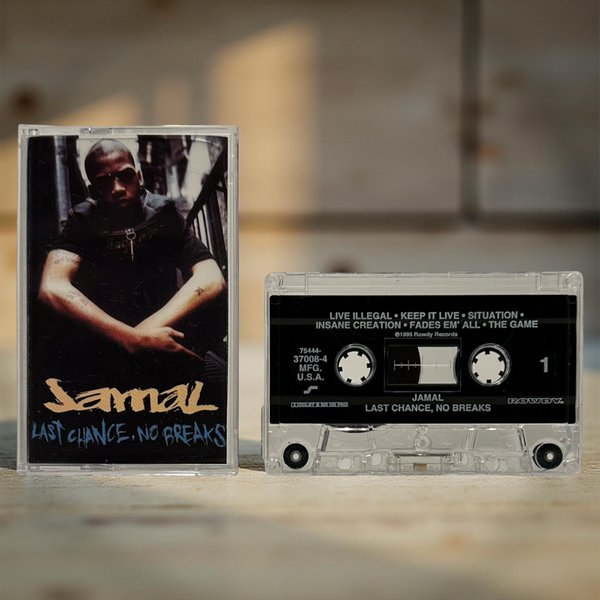 •JAMAL - LAST CHANCE, NO BREAKS• ~1995 OG PRESSING~ (CASSETTE TAPE)