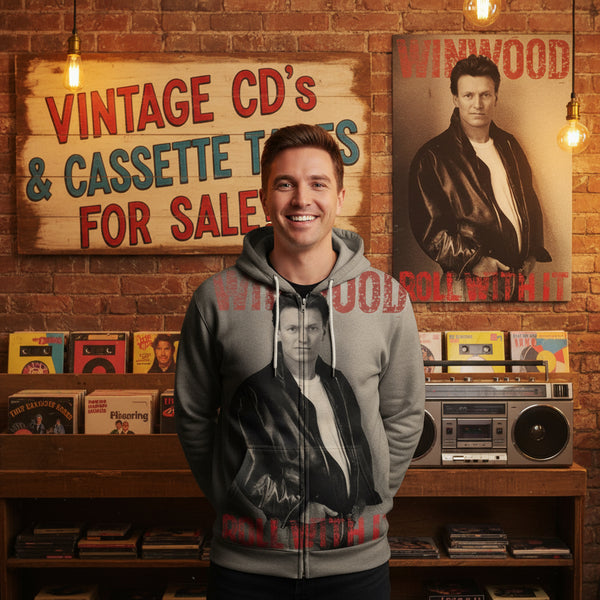 •STEVE WINWOOD - ROLL WITH IT• ~1988 OG CANADIAN PRESSING~ (CASSETTE TAPE)