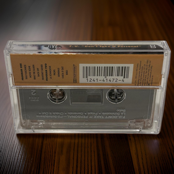 •FU-SCHNICKENS ~ F.U. “DON’T TAKE IT PERSONAL”• ~1992 OG PRESSING~ (CASSETTE TAPE) (3)