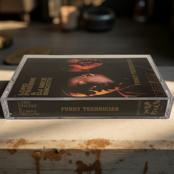 •LORD FINESSE & D.J. MIKE SMOOTH ~ FUNKY TECHNICIAN• ~1990 OG PRESSING~ (CASSETTE TAPE)