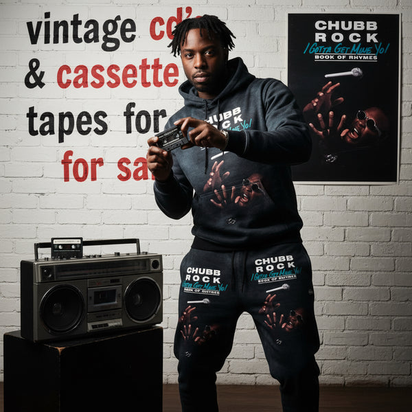 •CHUBB ROCK - I GOTTA GET MINE YO! BOOK OF RHYMES• ~1992 OG CANADIAN PRESSING~ (CASSETTE TAPE) (BLACK SHELL)