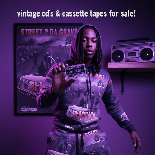 •BLACKJACK - STREET 2 DA GRAVE• ~1993 OG PRESSING~ (CASSETTE TAPE)