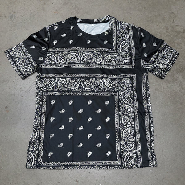 *BLACK BANDANA* ~Lightweight summer tee~
