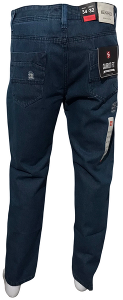 ^SOUTHPOLE^ (BLUE) RIPPED DENIM FOR MEN (34'' X 32'') (CARROT CUT)