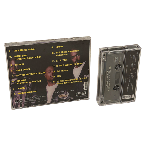 •ABOVE THE LAW - FOREVER: RICH THUGS VOLUME 1• ~1999 OG PRESSING• (CD & CASSETTE TAPE)