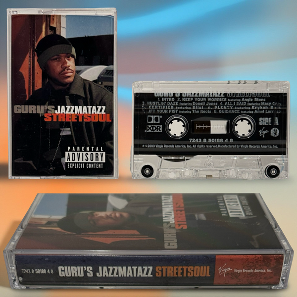 •GURU’S JAZZMATAZZ - STREETSOUL• ~2000 OG PRESSINGS~ (CASSETTE TAPE)