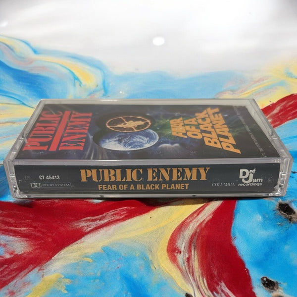 •PUBLIC ENEMY ~ FEAR OF A BLACK PLANET• ~1990 OG PRESSING~ (CASSETTE TAPE)