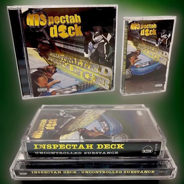 •INSPECTAH DECK - UNCONTROLLED SUBSTANCE• (1999) (CASSETTE & CD AVAILABLE) (ORIGINAL PRESSINGS)