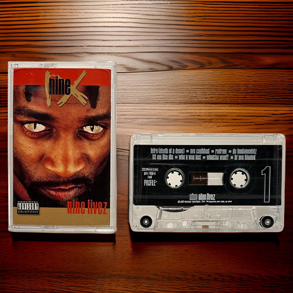 •NINE ~ NINE LIVEZ• ~1995 OG PRESSING~ (CASSETTE TAPE)