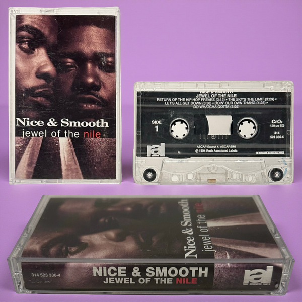 •NICE & SMOOTH - JEWEL OF THE NILE• ~1994 OG PRESSING~ (CASSETTE TAPE)