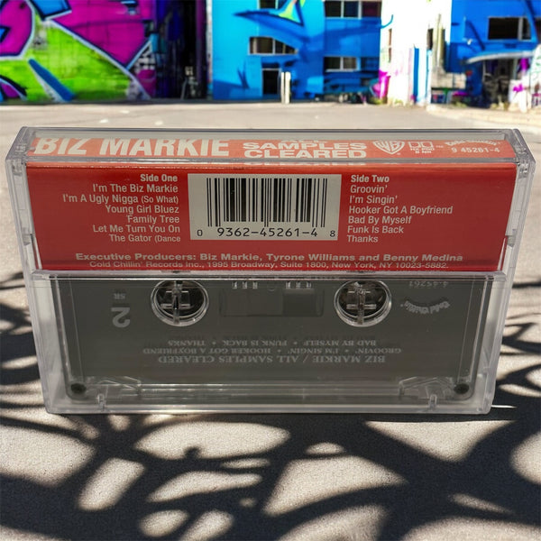 •BIZ MARKIE ~ ALL SAMPLES CLEARED• ~1993 OG PRESSING~ (CASSETTE TAPE)