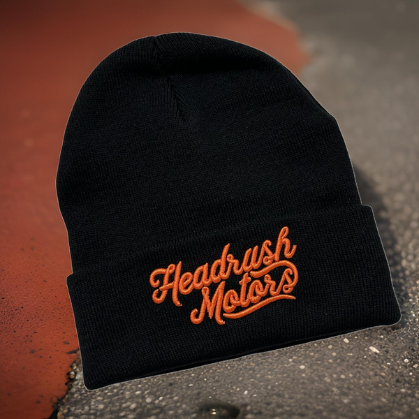 *HEADRUSH* (Black) ~Headrush Motors~ Winter Beanies