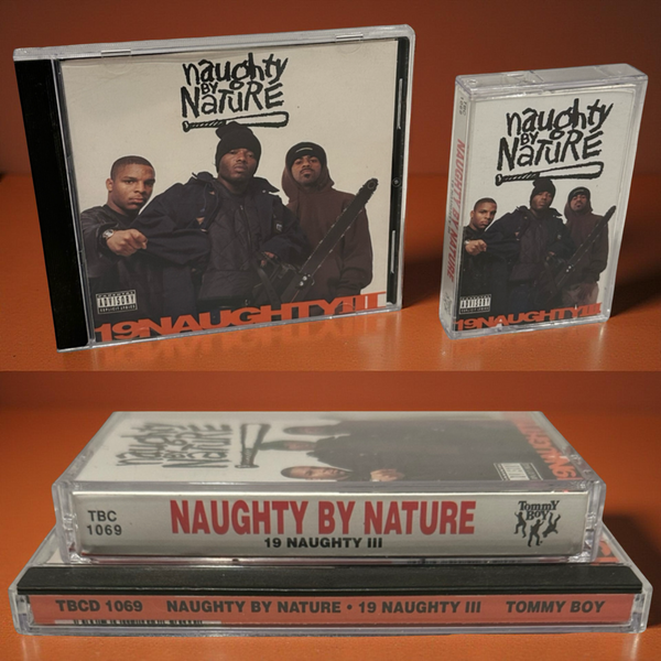 •NAUGHTY BY NATURE - 19NAUGHTYIII• ~1993 OG PRESSINGS~ (CD & CASSETTE TAPE)