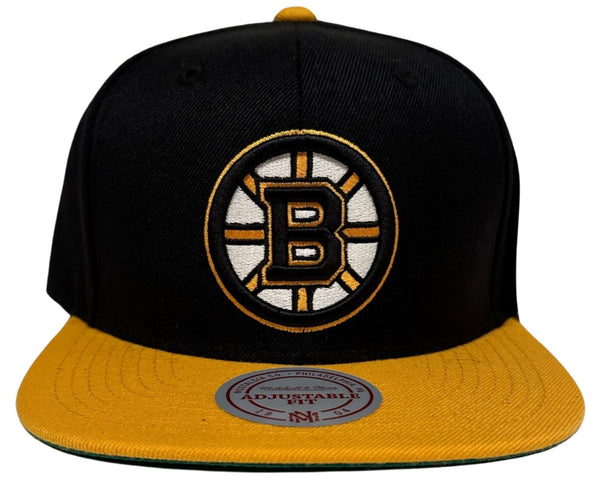*Boston Bruins* snapback hats by Mitchell & Ness