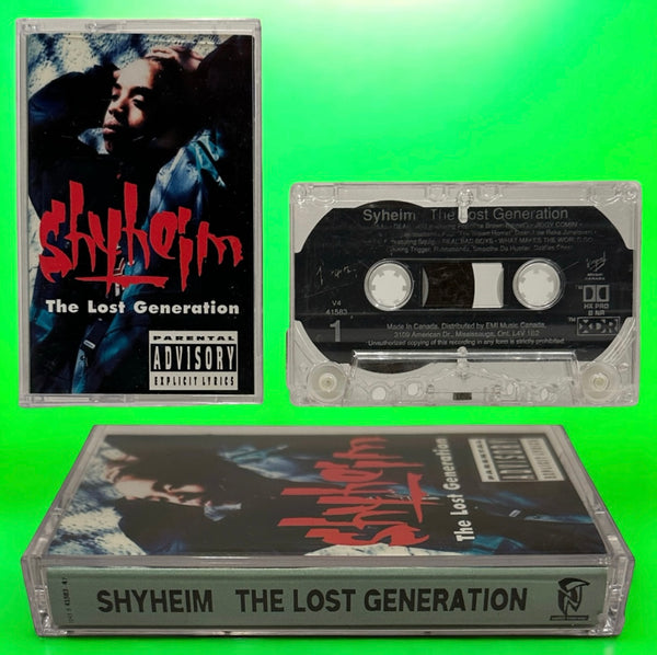 •SHYHEIM - THE LOST GENERATION• ~1996 OG CANADIAN PRESSING~ (CASSETTE TAPE)
