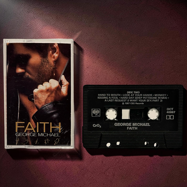 •GEORGE MICHAEL ~ FAITH• ~1987 OG CANADIAN PRESSING~ (CASSETTE TAPE)