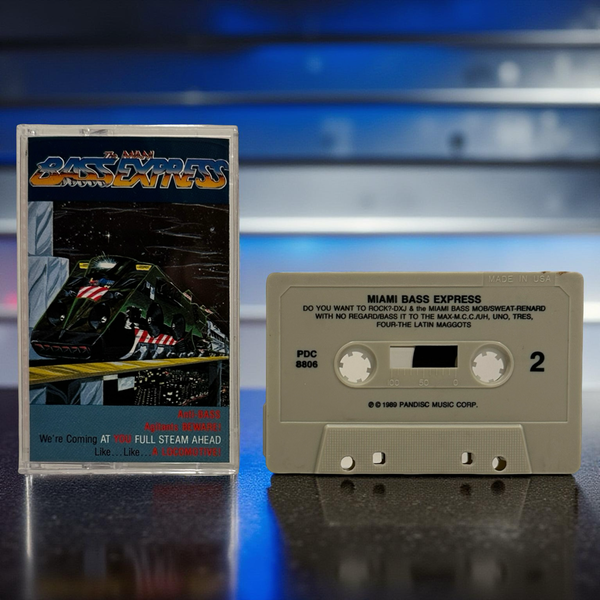 •MIAMI BASS EXPRESS - COMPILATION• ~1989 HTF OG PRESSING~ (CASSETTE TAPE)