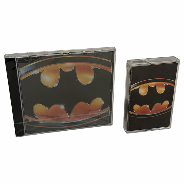•BATMAN - MOTION PICTURE SOUNDTRACK• ~1989 OG PRESSINGS~ (SEALED CD & CASSETTE TAPE)