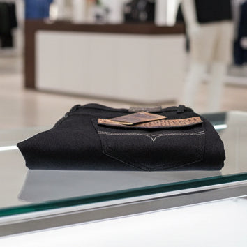 *Red BBQ Clothing Company* (REMIXED) DENIM JEANS (BLACK) FOR MEN ~Premium Raw Denim Collection~