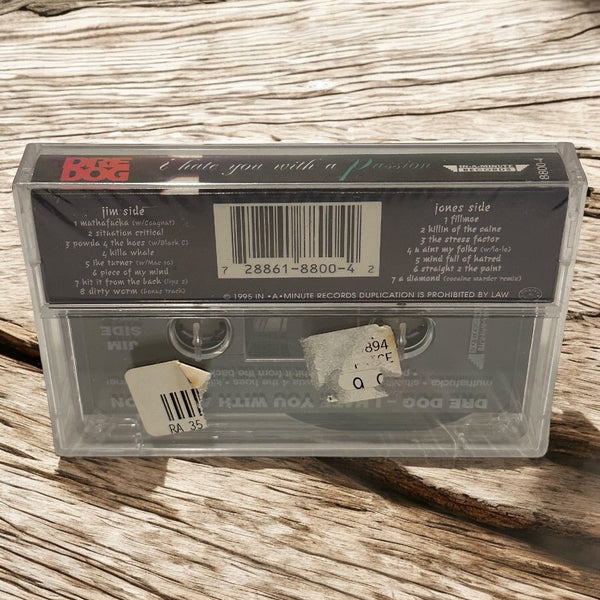 •DRE DOG - I HATE YOU WITH A PASSION• ~1993 OG PRESSING~ (CASSETTE TAPE) (SEALED)