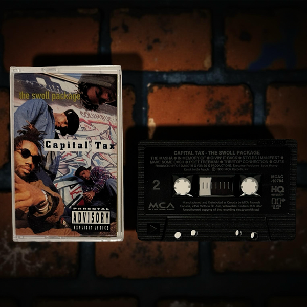 •CAPITAL TAX - THE SWOLL PACKAGE• ~1993 OG CANADIAN PRESSING~ (CASSETTE TAPE) (BLACK SHELL)