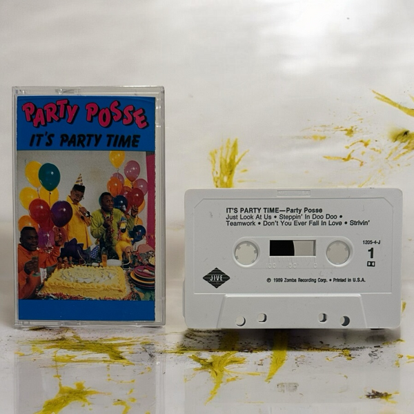 •PARTY POSSE - IT’S PARTY TIME• ~1989 OG PRESSING~ (CASSETTE TAPE)