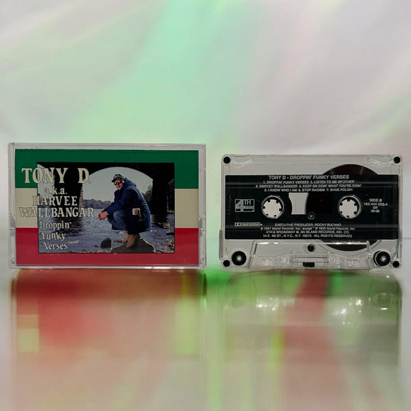 •TONY D - DROPPIN’ FUNKY VERSES• ~1991 OG PRESSING~ (CASSETTE TAPE)
