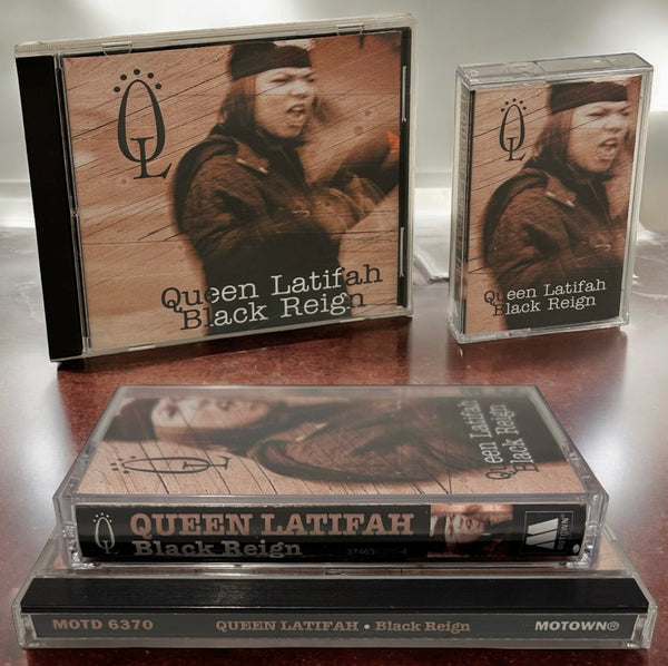 •QUEEN LATIFAH - BLACK REIGN• ~1993 OG PRESSINGS~ (CD & CASSETTE TAPE)