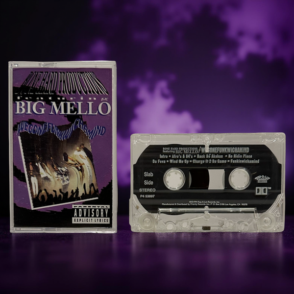 •BIG MELLO - WEGONEFUNKWICHAMIND• ~1994 OG PRESSING~ (CASSETTE TAPE)
