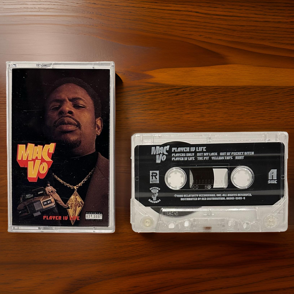•MAC VO ~ PLAYER IV LIFE• ~1995 OG PRESSING~ (CASSETTE TAPE)