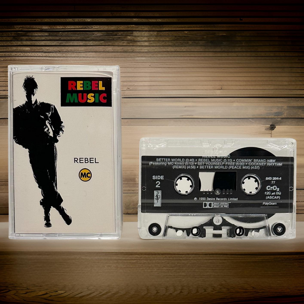 •REBEL M.C. - REBEL MUSIC• ~1990 OG PRESSING~ (CASSETTE TAPE)