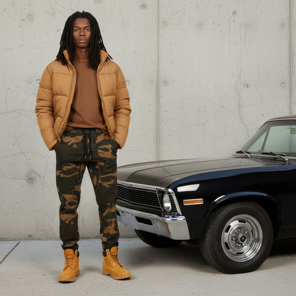 *WT02* ~Camo Jogger Pants~ •Men’s XL•