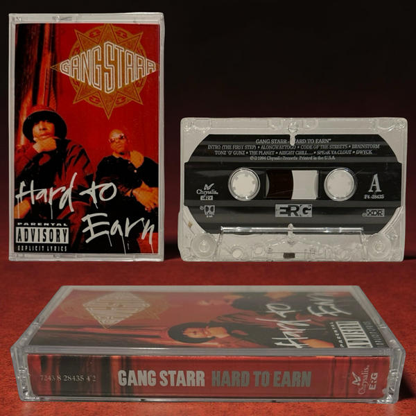 •GANG STARR - HARD TO EARN• ~1994 OG PRESSING~ (CASSETTE TAPE)
