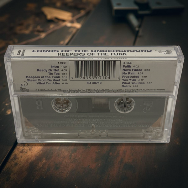 •LORDS OF THE UNDERGROUND ~ KEEPERS OF THE FUNK• ~1994 OG PRESSING~ (CASSETTE TAPE)